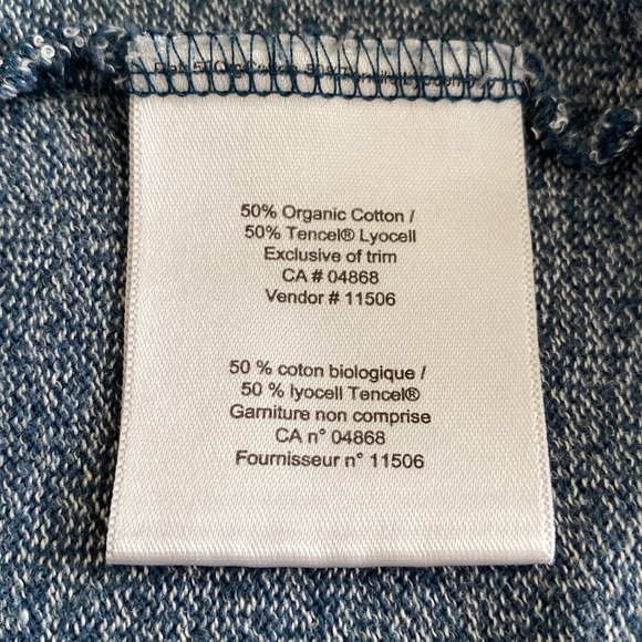 MEC long scoop neck tunic long sleeve organic cotton tencel lyocell Size Large - Picture 10 of 11